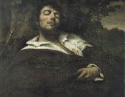 Gustave Courbet l homme blesse USA oil painting artist